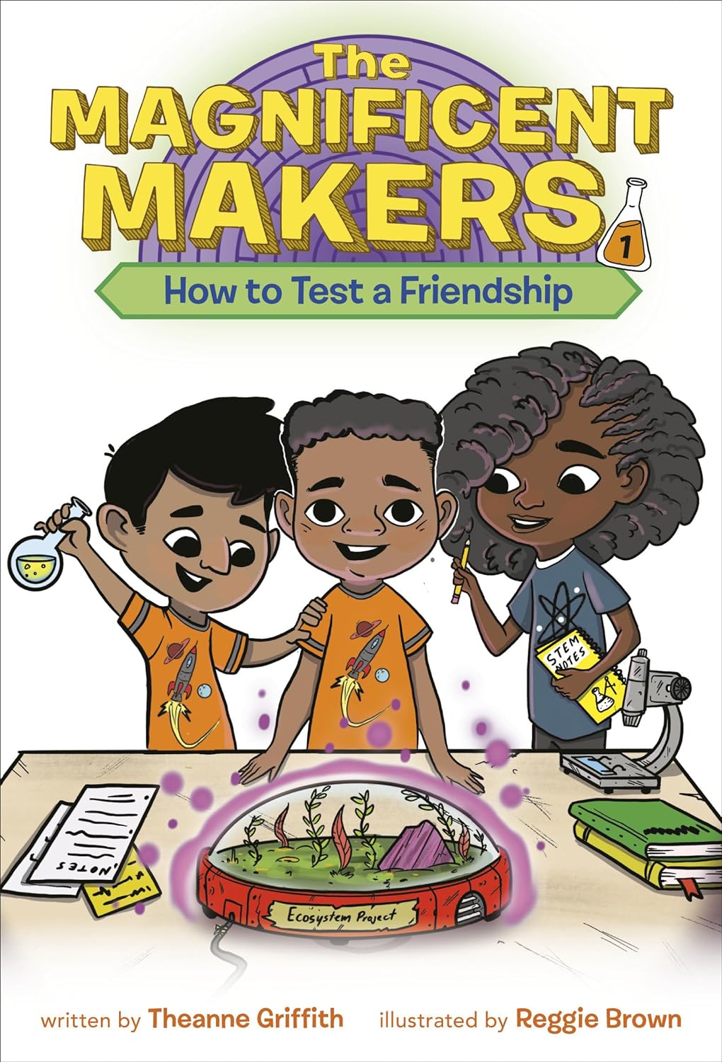 This book starts off the scientific journey for kids. The Magnificent Makers Book How to Test a Friendship