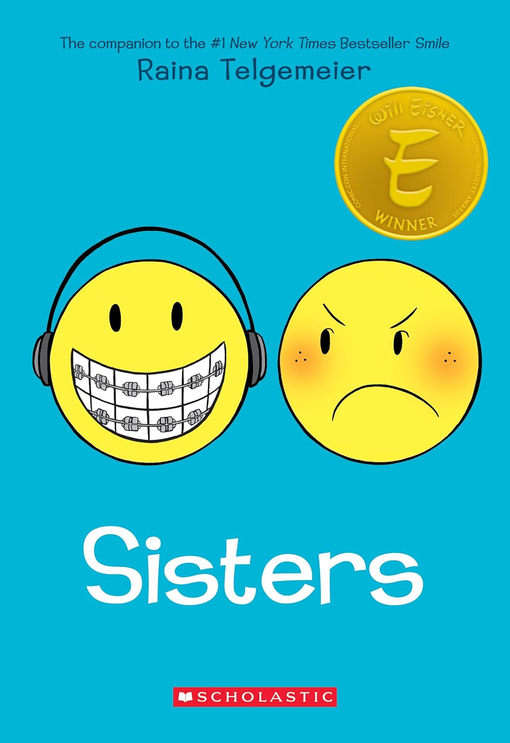 Sisters graphic novel by Raina Telgemeier book on Amazon