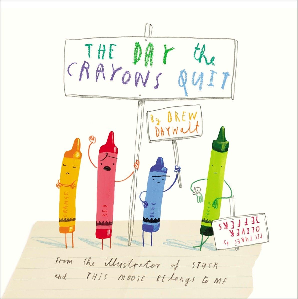 The Day the Crayons Quit book on Amazon