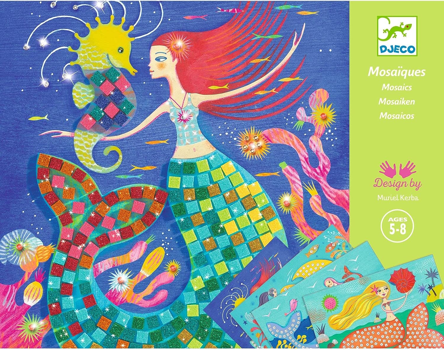 Dejco The Mermaid’s Song Sticker and Jewel Craft Kit on Amazon