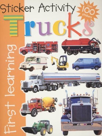 Sticker Activity Book Trucks image from Amazon