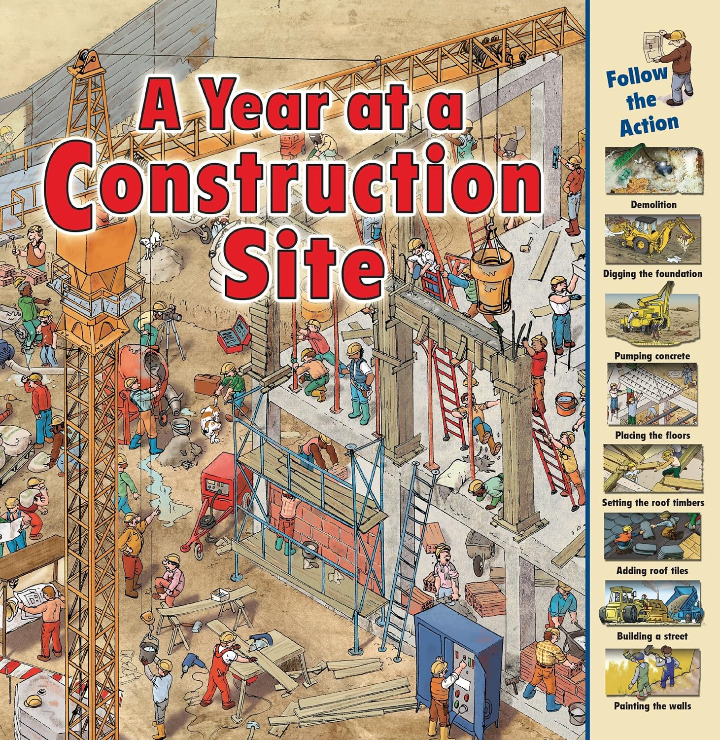 A Year at a Construction Site book on Amazon