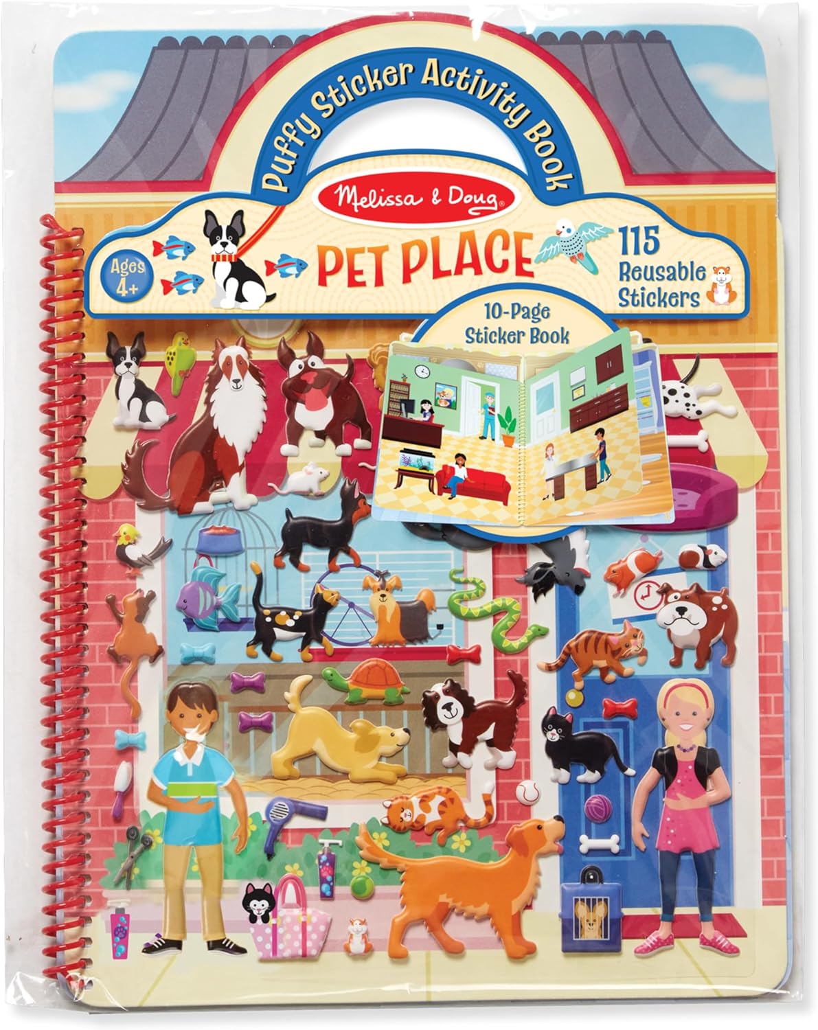 Melissa & Doug Pet Shop Puffy Sticker Activity Book on Amazon