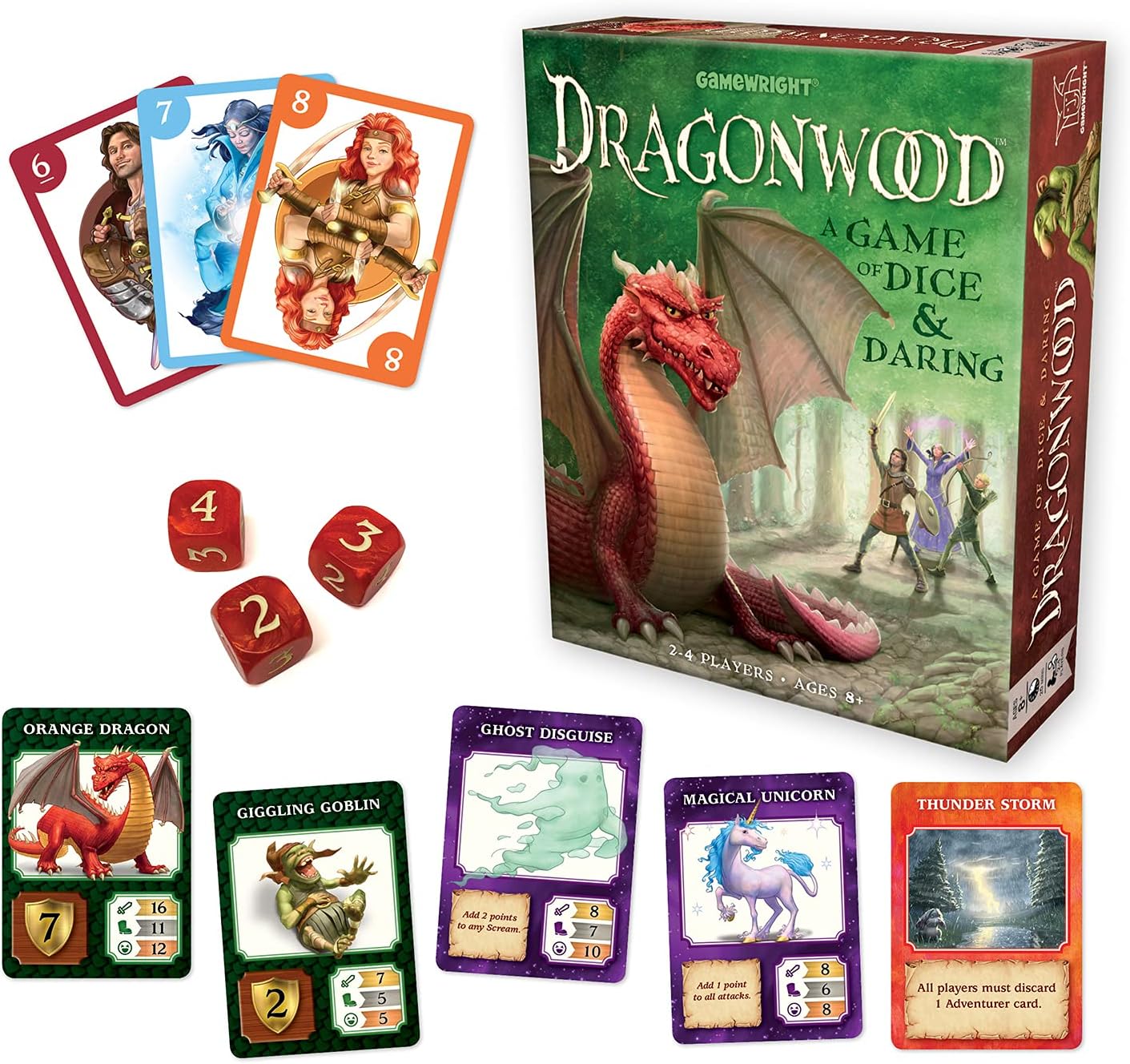 This kids' card game features mystical creatures of all sorts. Dragonwood Game on Amazon