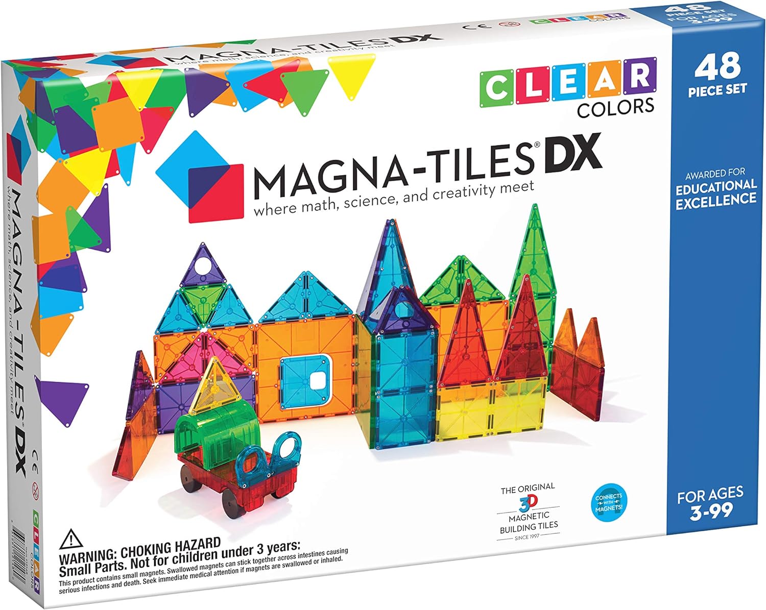 Magna-Tiles Deluxe 48 Piece Set on Amazon