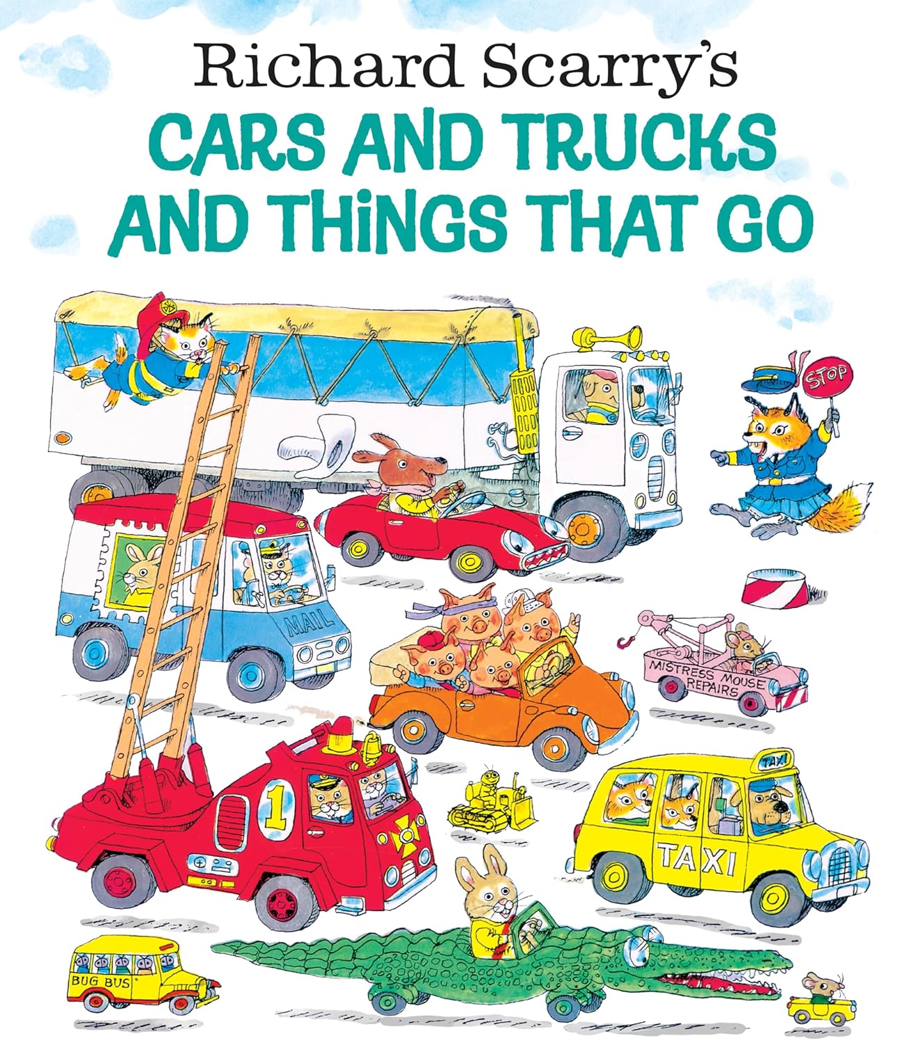 Richard Scarry's Cars and Trucks and Things That Go on Amazon
