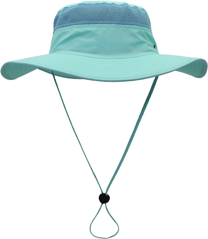 These hats have all the features I love in a variety of colors. Home Proof Men’s Wide Brim Bucket Sun Hat on Amazon