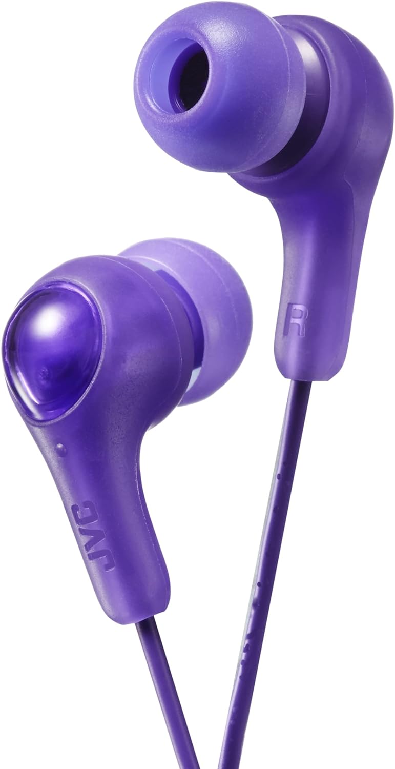 JVC Gummy Earbud Headphones on Amazon