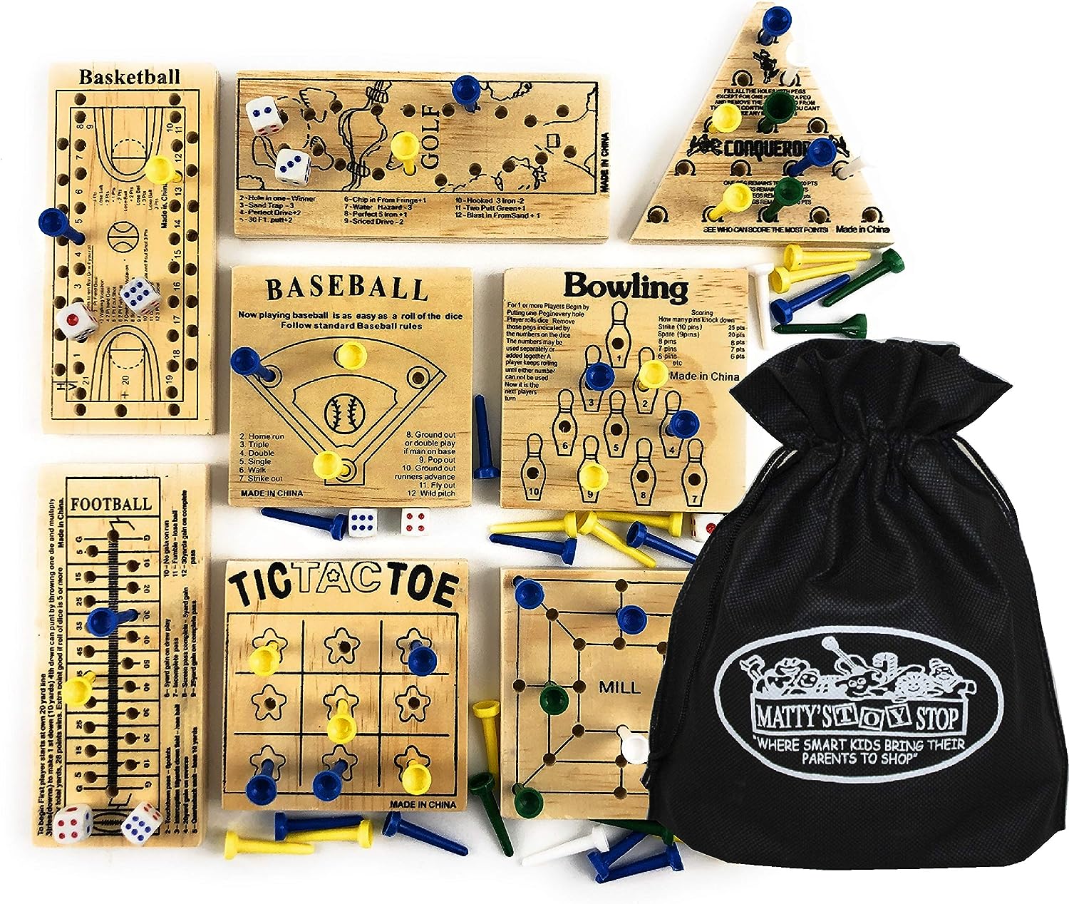 Matty's Toy Stop Classic Peg Games image from Amazon