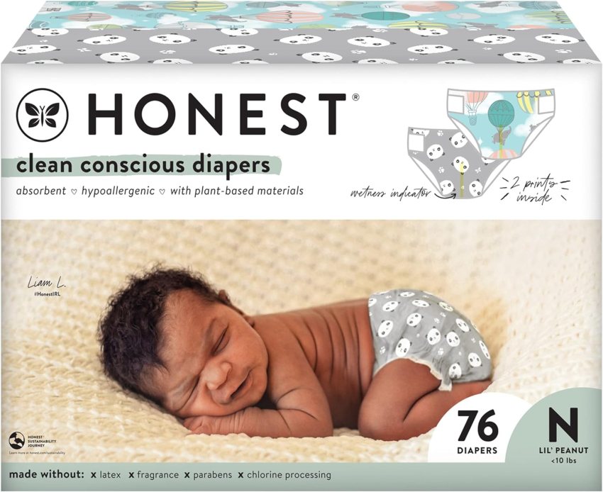Honest Company Clean Conscious Diapers 76 Pack image on Amazon