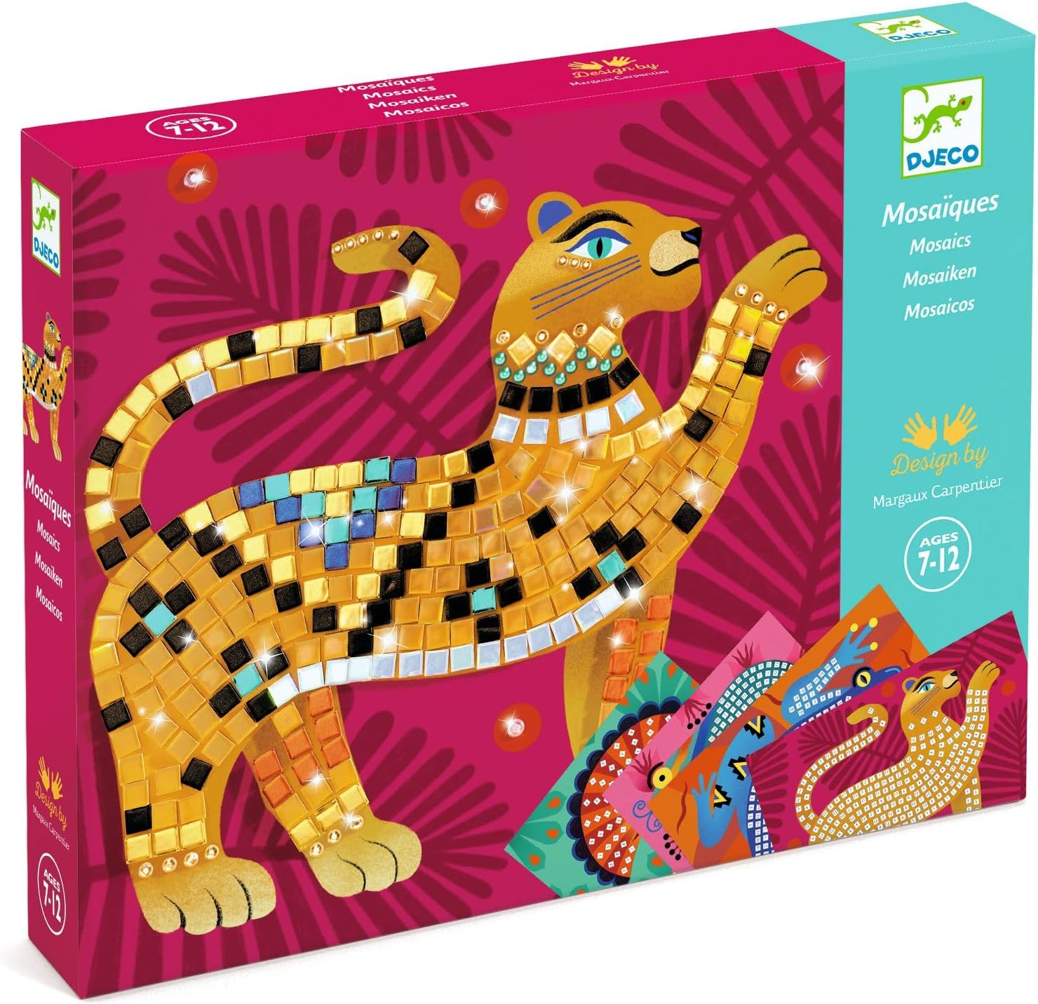 Djeco Deep in the Jungle Sticker and Jewel Mosaic Craft Kit on Amazon